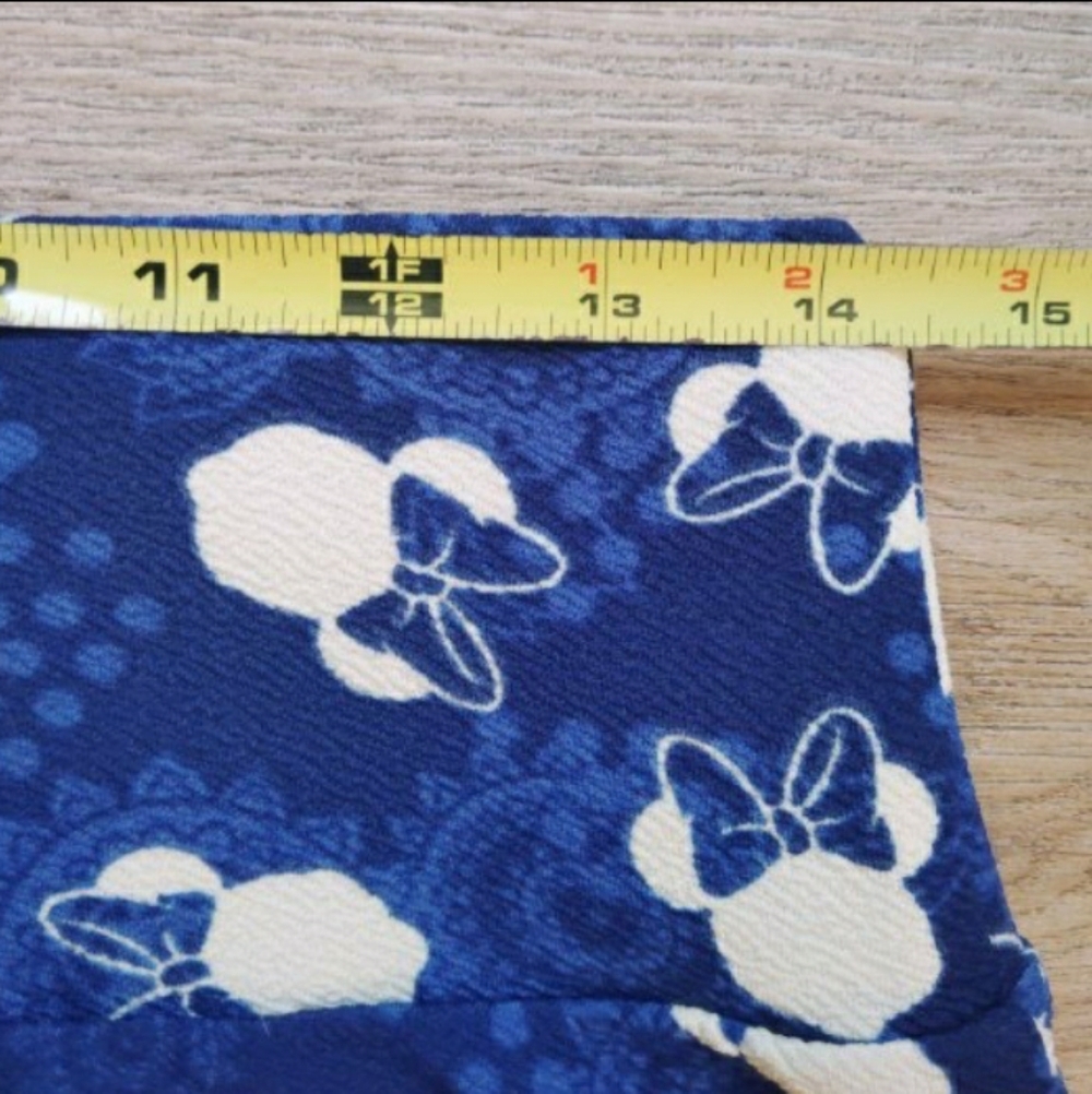 LuLaRoe Disney Blue Minnie Mouse Print Cassie Pencil Skirt - Size Medium - Picture 5 of 10